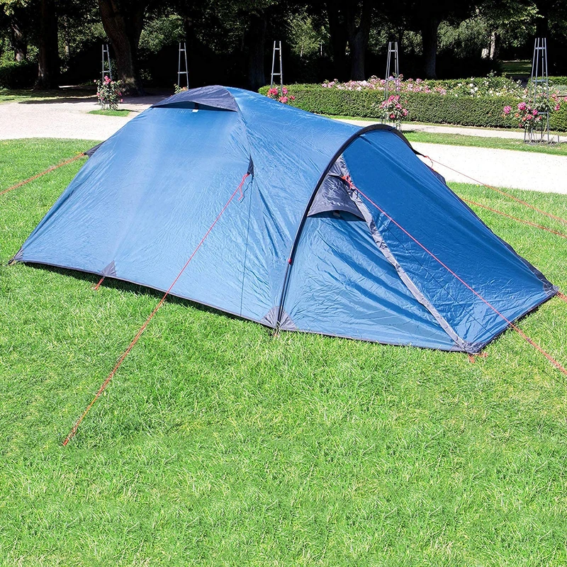Wanderlust 2 Person Camping Tent - Blue, 340 x 184 x 125 cm