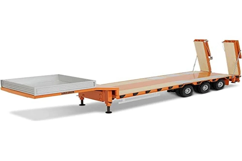 Carson 500907400-1:14 Goldhofer TU4 Low Loading Trailer 4A, RC Truck, Accessories, Model Building, Scale 1:14, Trailer, Trailer
