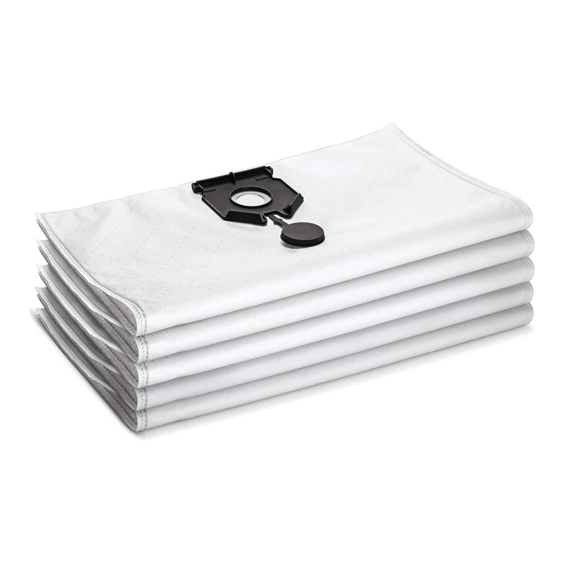 Kärcher 5 piecee fleece filter bags 2.889-155.0 for NT 40/1 50/1 Tact Te L and Tact Te M