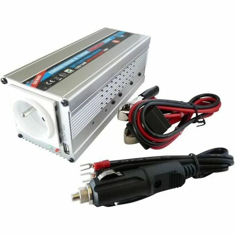 HTC Equipements Converter 12/24V Automatic 220/240V 350W USB 0.5A