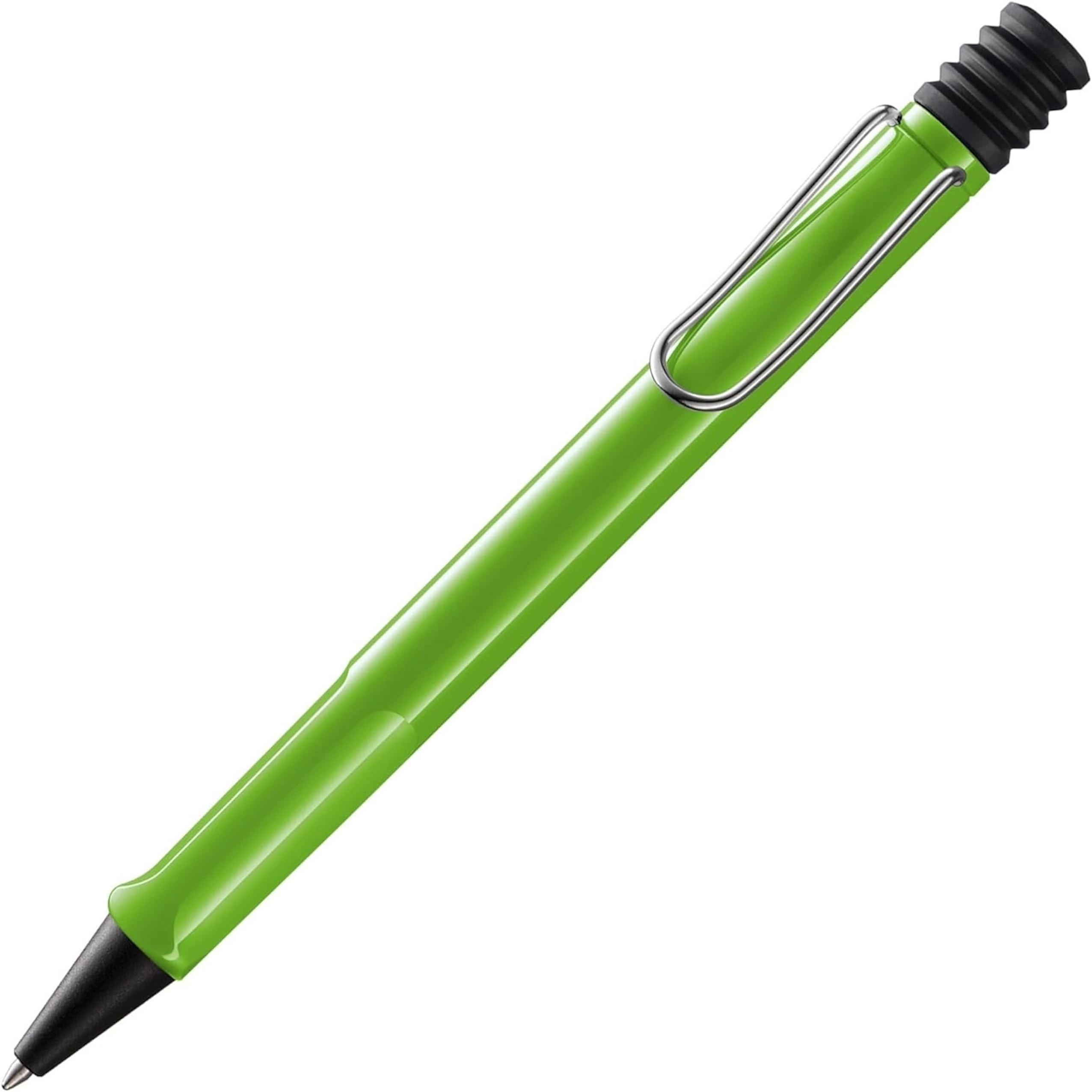 Lamy safari green - Ballpoint Pen with ergonomic grip & line width M - for pleasant long writing - made of robust ASA plastic – including large capacity refill M 16 in black