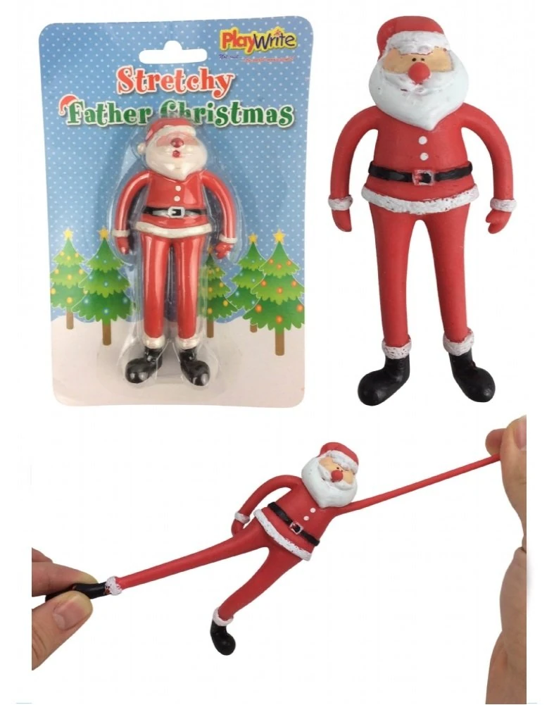 MBB Stretchy Father Christmas - Fun Present Stocking Filler - Secret Santa Gift