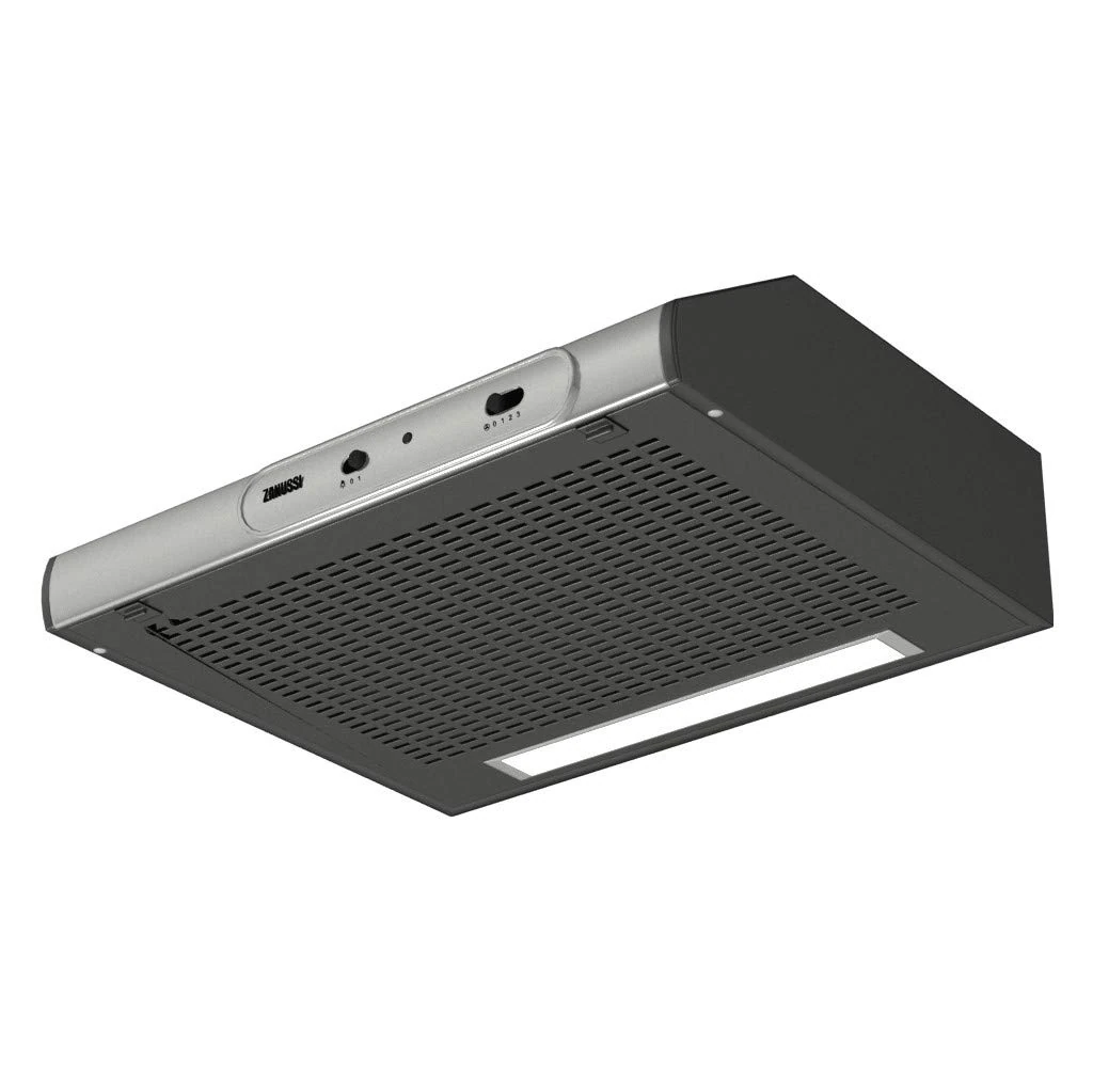 Zanussi zht631 X Telescopic or extraplana Black, Stainless Steel 220 m³/h D – Bell (220 m³/h, Ducted/Recirculating, F, E, D, 48 dB)