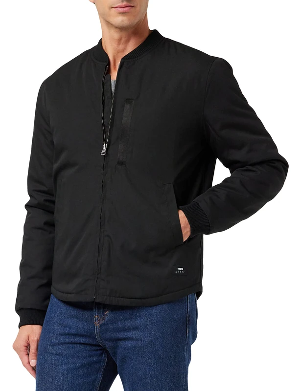 EDWIN Men's Steath Bomber Jacket, Black (Black 8900), (Size:XXL) - Image 1