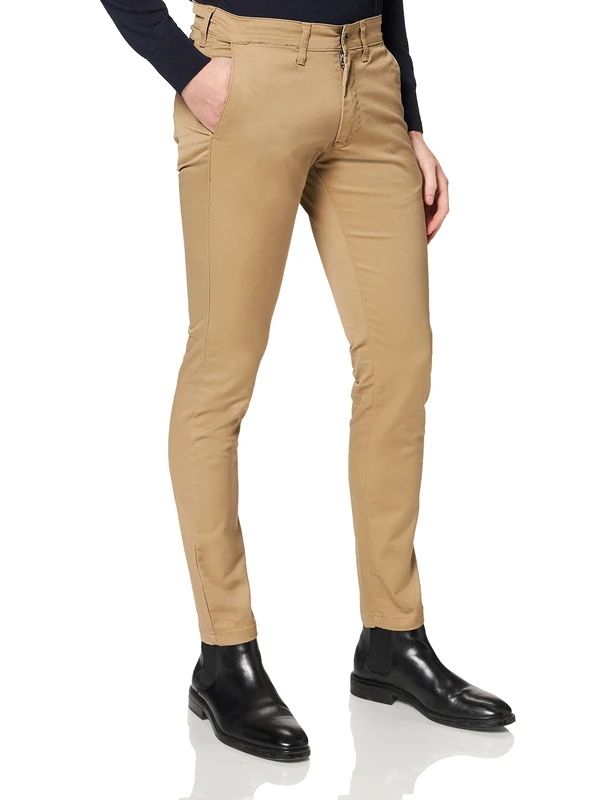 EDWIN Men's 85 Chino Slim Trousers, Beige (Rinsed), W30/L32 (Manufacturer Size: 30x32) - Image 1