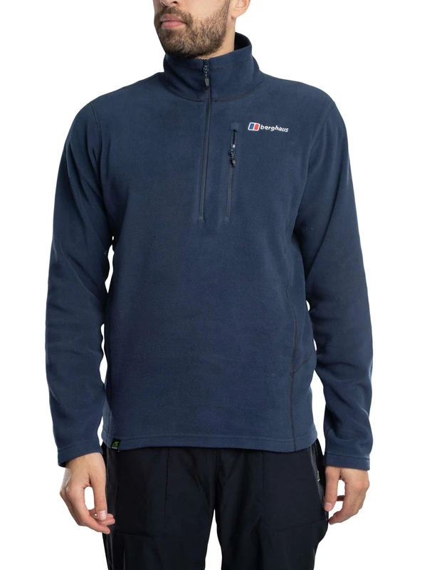 Berghaus Men's Prism Micro Polartec Fleece Half Zip Jacket Fleece Half Zip, Dusk, S