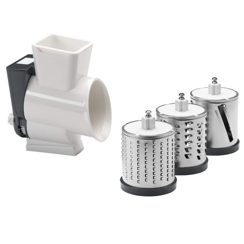 Lurch 200525 Drum Grater - Grey/White with 3 Drum Inserts