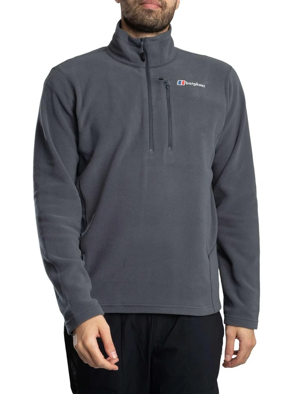 Berghaus Men's Prism Micro Polartec Fleece Jacket | Added Warmth | Extra Comfortable, Carbon, XXL