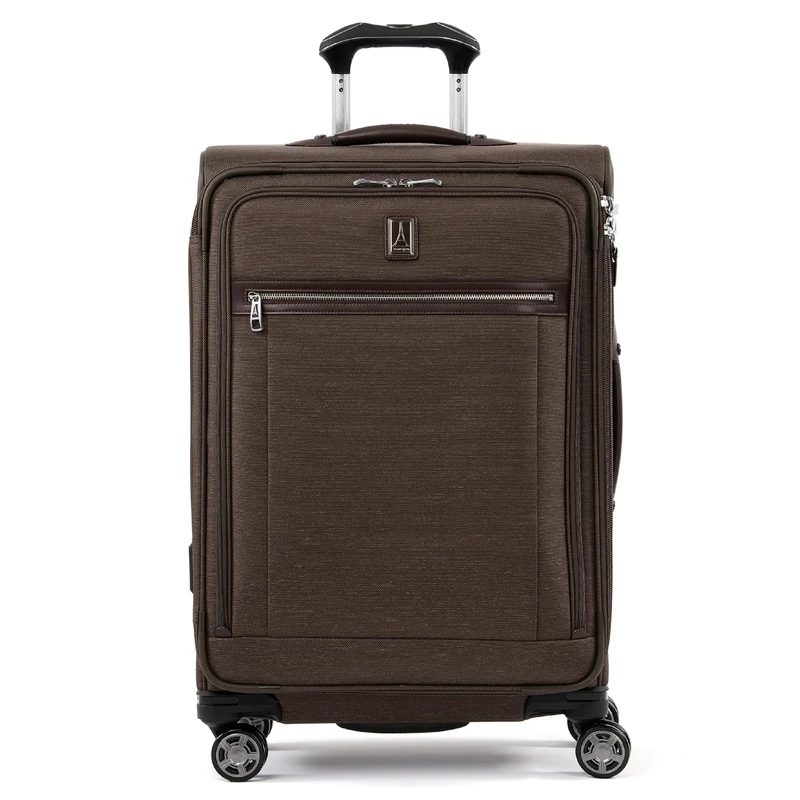 Travelpro Luggage Platinum Elite 25" Expandable Spinner Suitcase w/Suiter, Rich Espresso