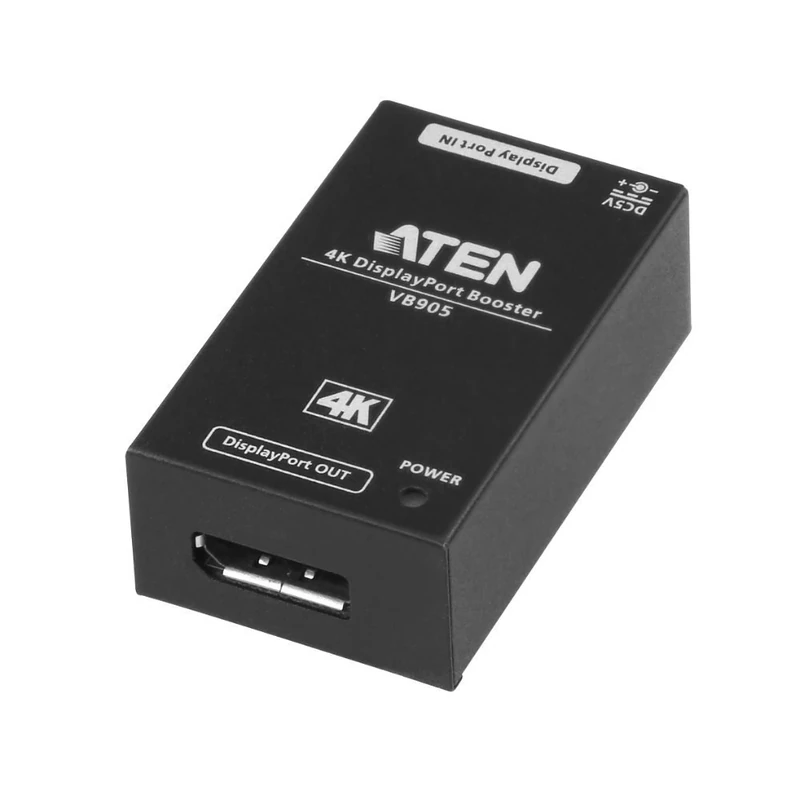 ATEN VB905 4K DisplayPort Booster up to 5m (True 4K@10m) Compliant with DisplayPort 1.2a and HDCP 2.2, Supports HDR,