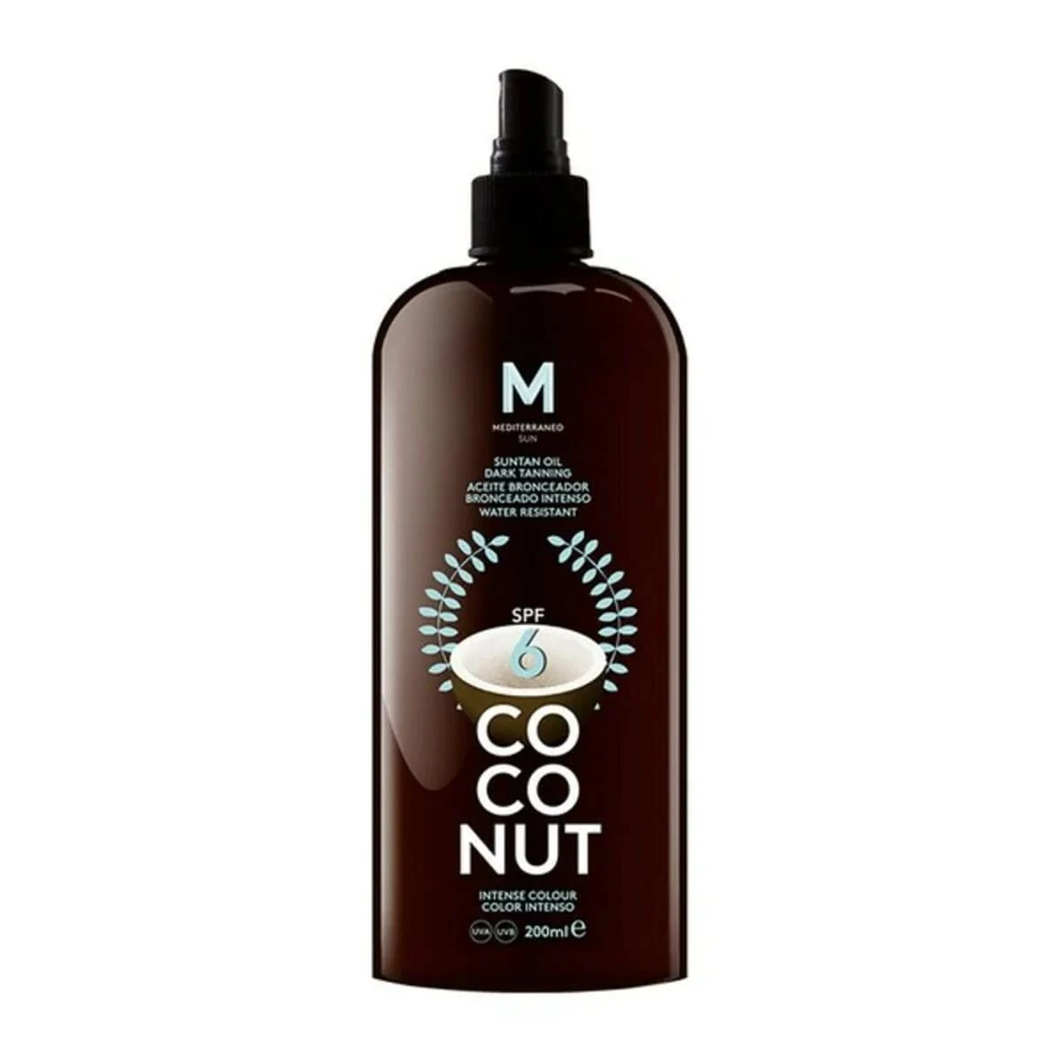 COCONUT suntan oil dark tanning SPF6 200 ml