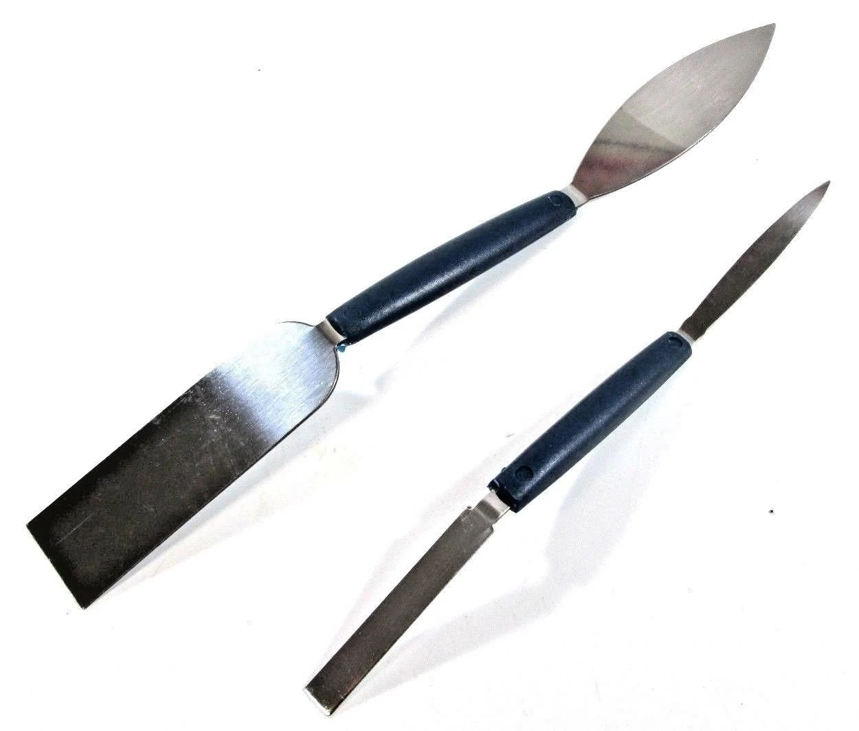 2pc Leaf and Square Small Tool Set Plastic Handles Plaster Filling Work BL017