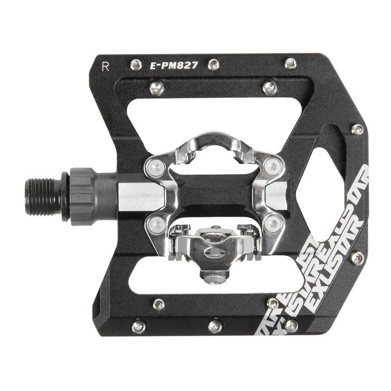 EXUSTAR E-PM827 MTB Pedal 108x100mm in Aluminium Black -