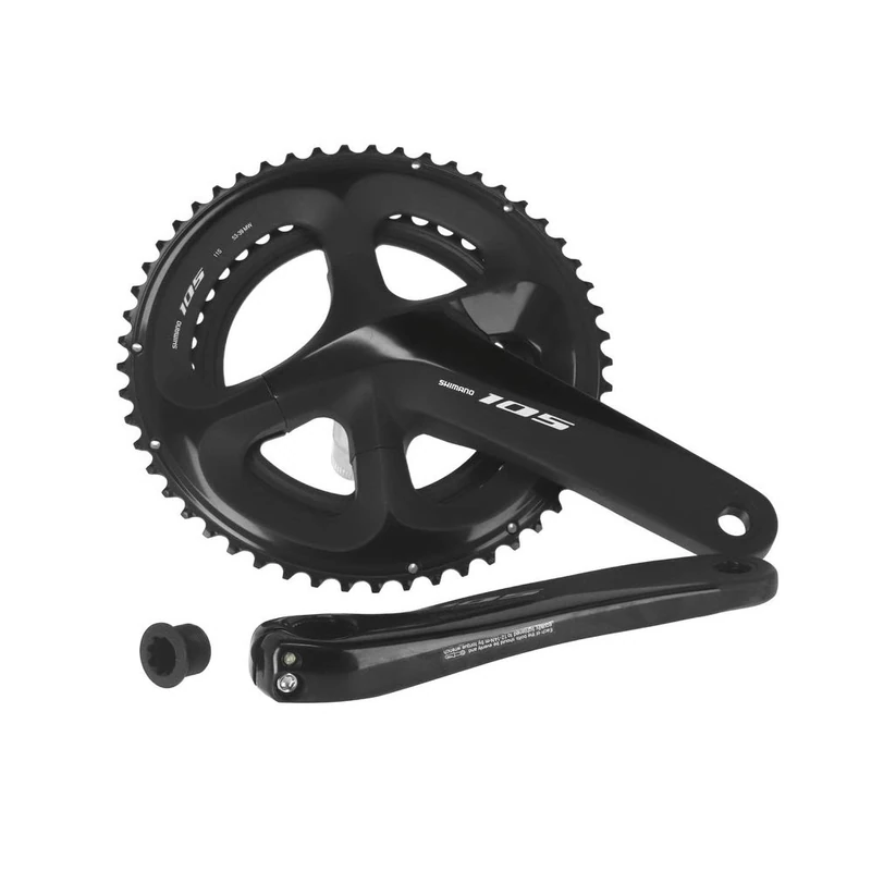 Shimano 105 FC-R7000 105 double chainset, HollowTech II 172.5 mm 52 / 36T, black