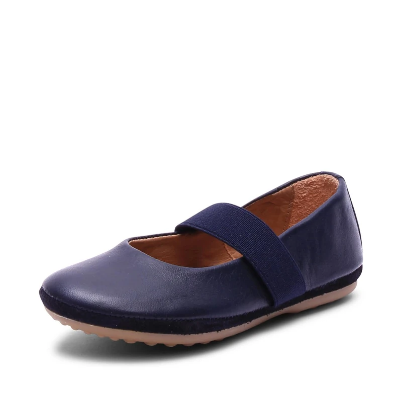 Bisgaard Boy's Girl's 81915.119 Closed Ballet Flats, Navy, 12 UK Child - Image 1