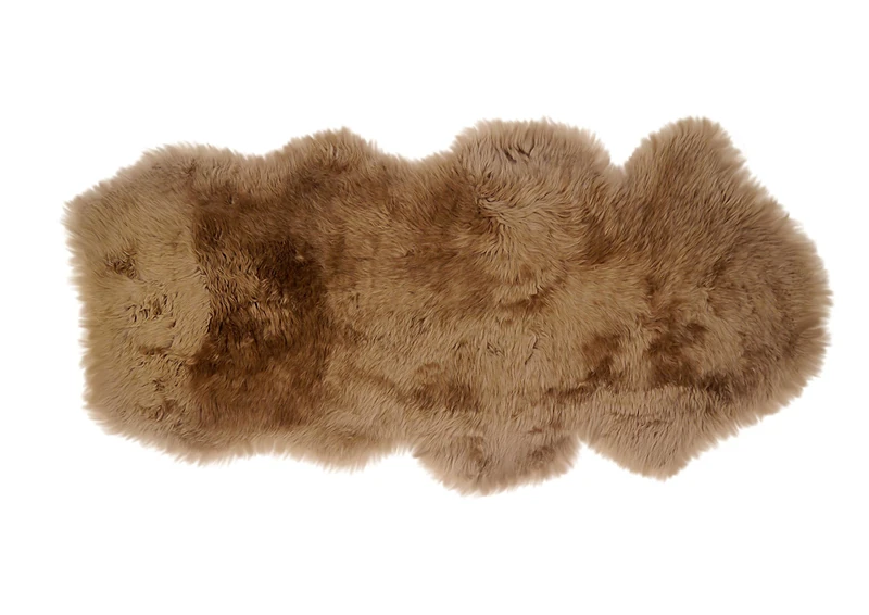 Kaiser 10539 Decorative Skins 1.5 Layers Rug Approx. 145 x 65 cm, cappuccino, brown