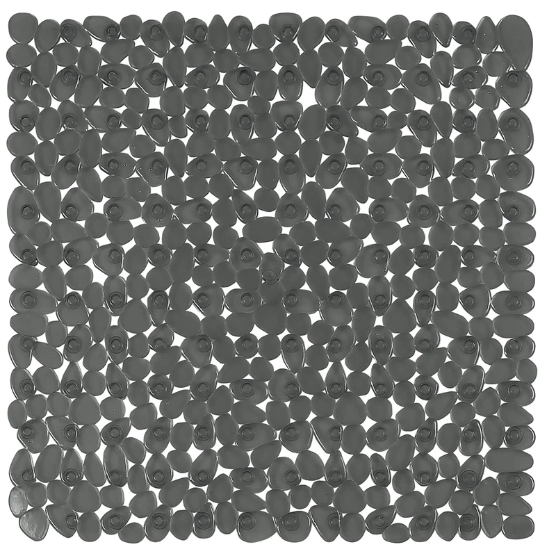Spirella 54 x 54 Grey Riverstone Collection, Shower Mat, PVC - Image 1