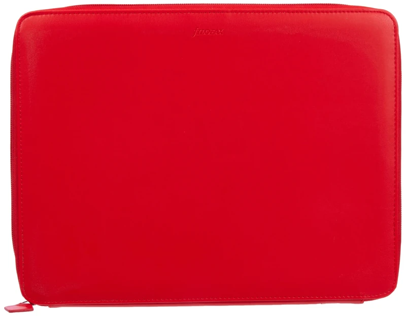 Filofax Metropol A4 Zip Folio red