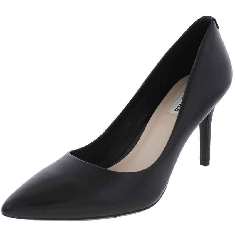 KARL LAGERFELD Women's Cieone Heeled Sandal Pump, Black, 10
