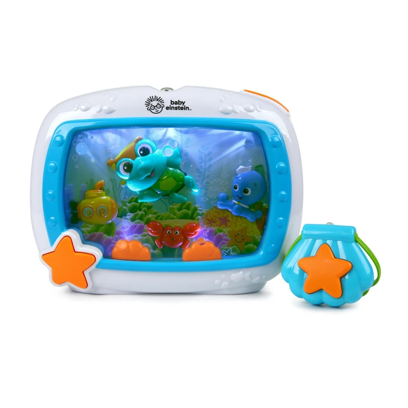 Baby Einstein Sea Dreams Soother, Crib Toy with Remote, Baby Sleep Aid, Calming Lights & Melodies, Newborn and Up - Image 1