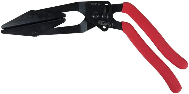 KS Tools Plastic 115.5014 Smoothly Adjustable Pinch Pliers Angled, 74 mm