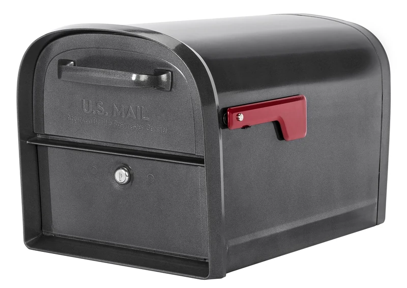 ARCHITECTURAL MAILBOXES 6300P-10 Locking Parcel Mailbox, Pewter, XL