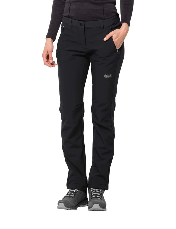 Jack Wolfskin Zenon Softshell Pants Women's Pants - Black, 72