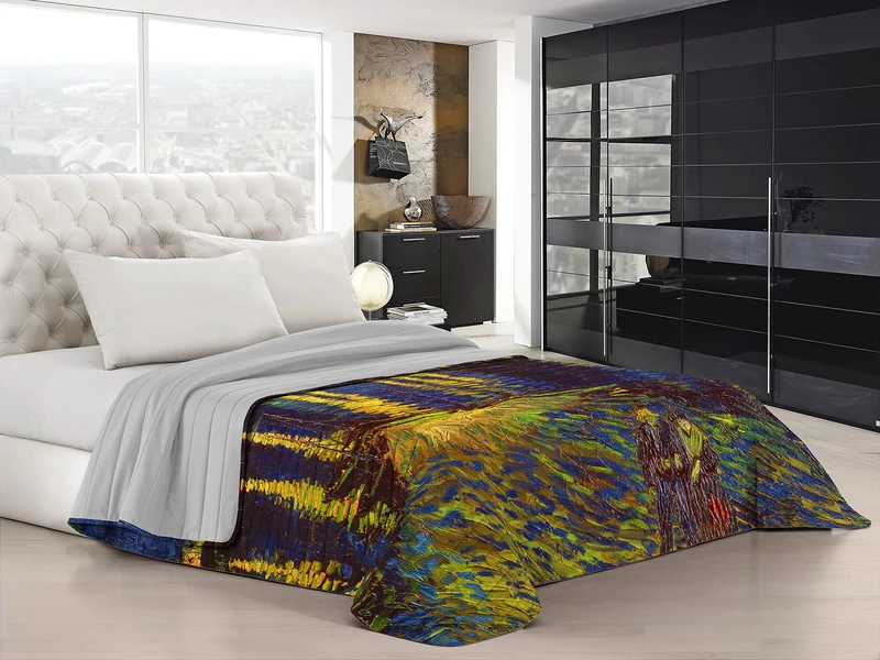 Italian Bed Linen Sogni d'Autore Summer Quilt,SD52,Double, SD 52