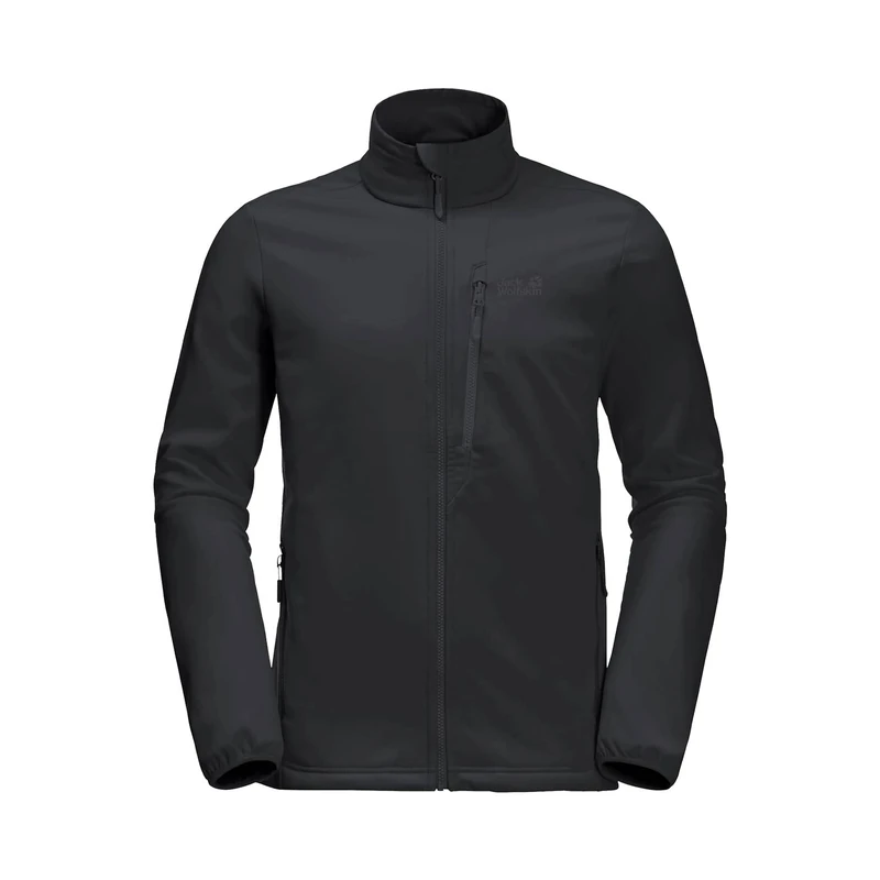 Jack Wolfskin Men's Whirlwind Men s Jacket, black, XL UK