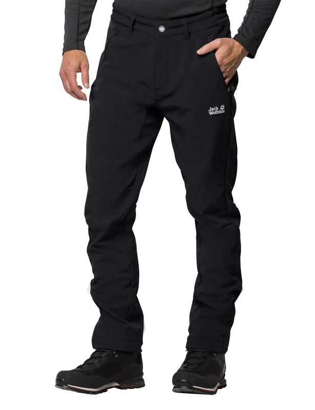 Jack Wolfskin Zenon Softshell Pants Men's Pants - Black, 29