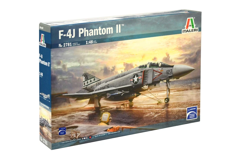 ITALERI 2781 F-4J Phantom II Model Aeroplane Kit Plastic Scale 1:48 - Image 1