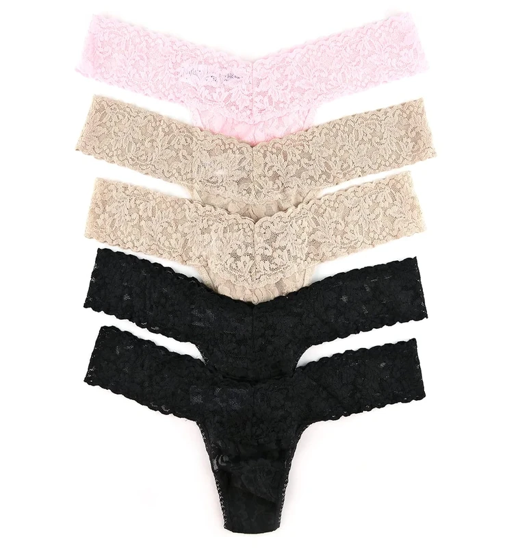 Hanky Panky Women's Low Rise Thong 5 Pack