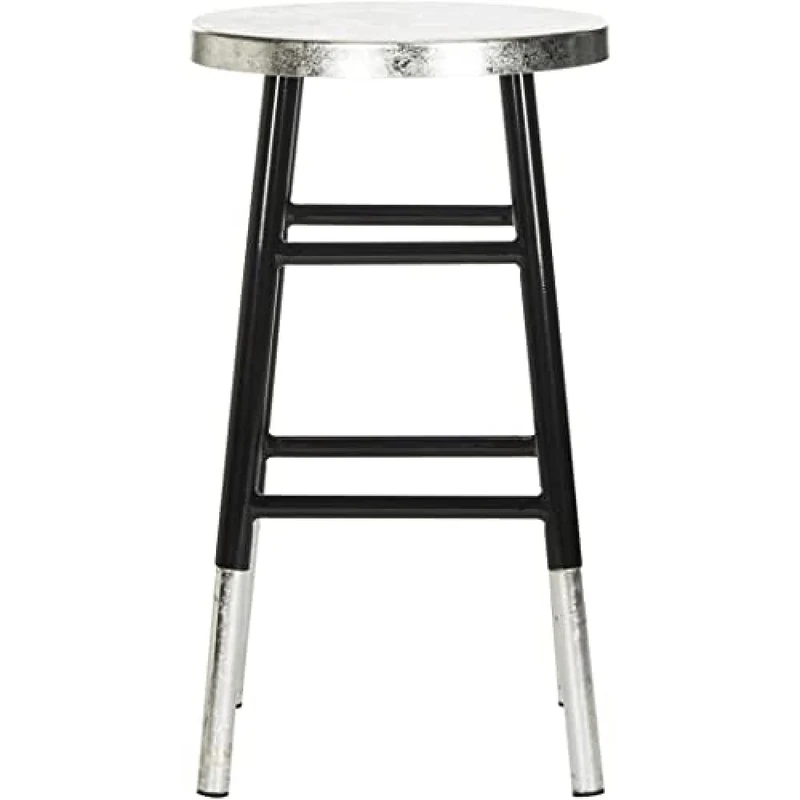 Safavieh Glam Bar & Counter Stool, in Black and Silver