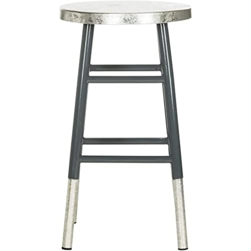 Safavieh Modern Bar & Counter Stool, in Grey and Silver