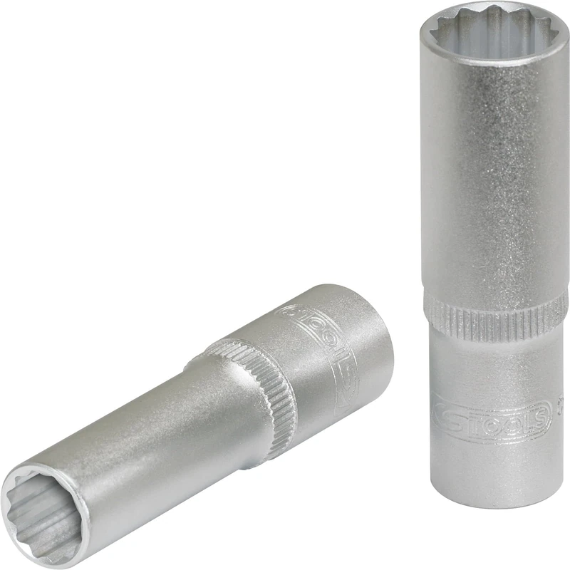 'KS Tools KST 917.3978 3/8 12-Point Socket Wrench Long, 18 mm on Hanger - Image 1