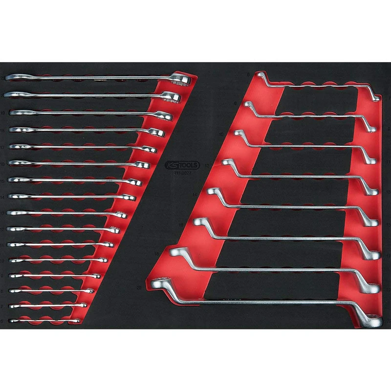 KS Tools 711.0027 Classic Key Set 24 Pieces in 1/1 System Insert