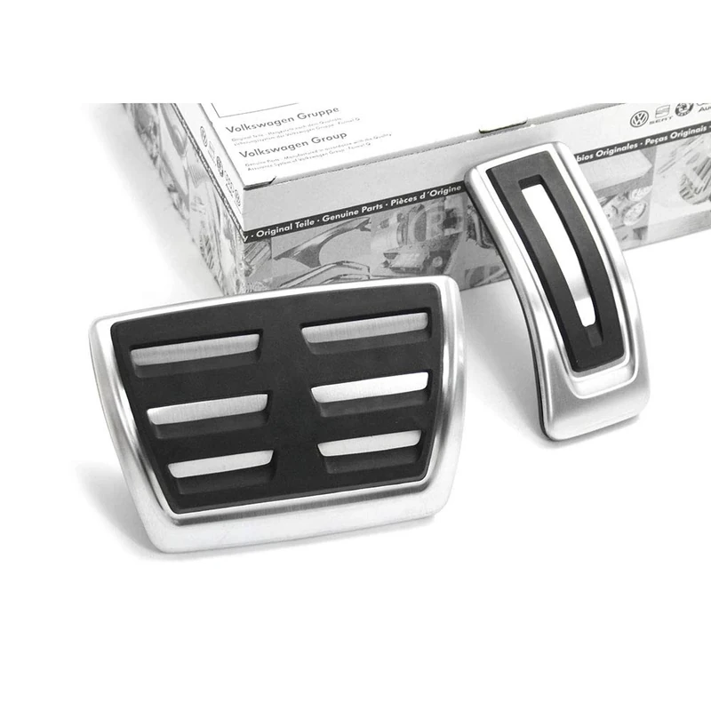 Audi 4K1064205 Pedal Caps DSG Original Interior Tuning Caps Stainless Steel