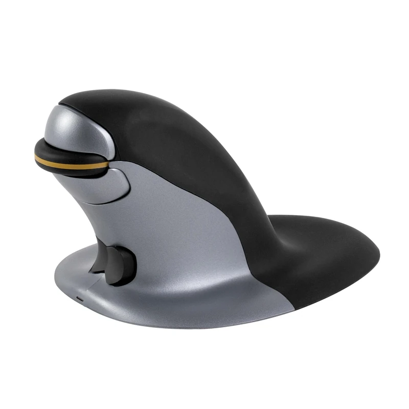 Fellowes SOURIS VERTICALE AMBIDEXTRE PET, black, silver