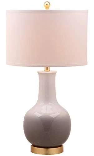 SAFAVIEH Modern Ceramic Table Lamp, in Grey and White