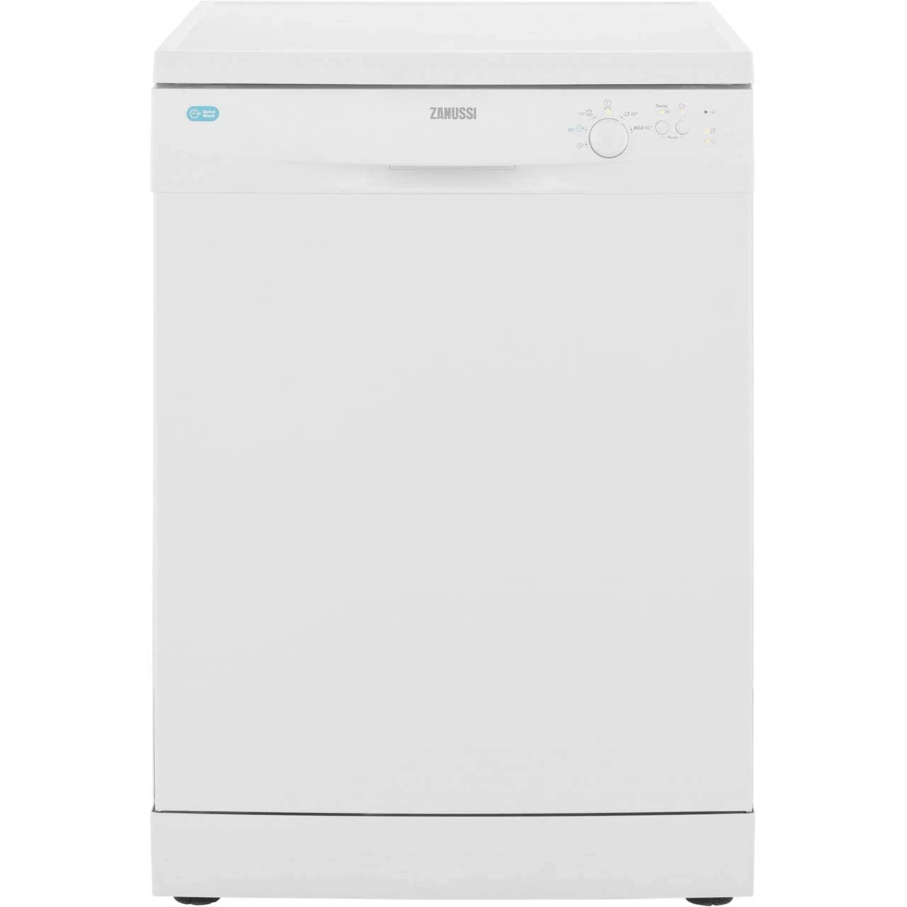 Zanussi ZDF22002WA Freestanding Dishwasher With AirDry Technology, 13 Place Settings, 5 Programmes, 60 CM, 49 dB, Auto Half Load, Intensive Programme For Stubborn Residue, White [Energy Class F]