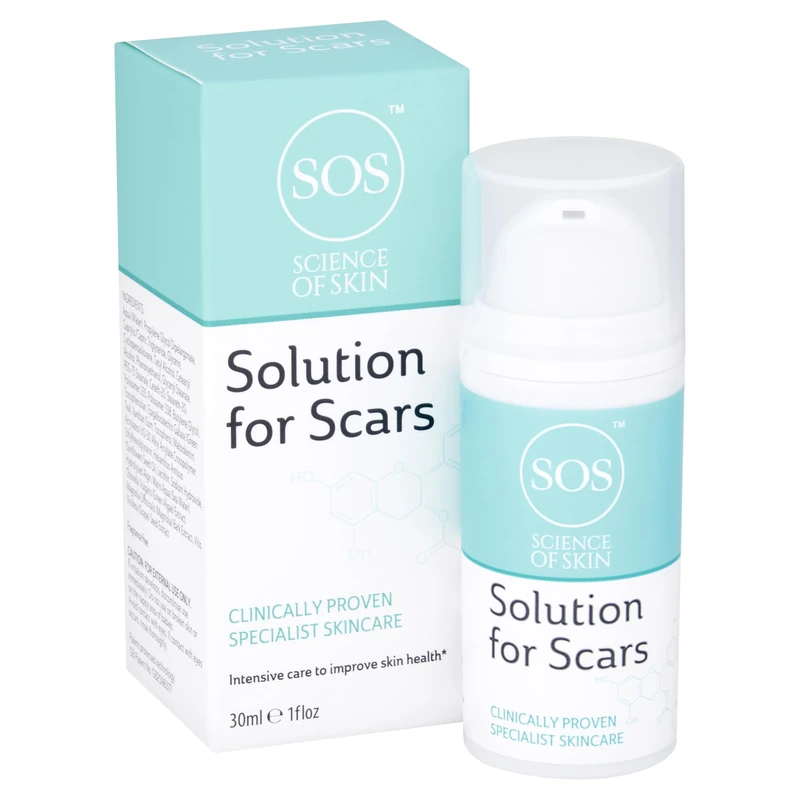 Science of Skin Solution for Scars-Clinically Proven Scar Cream. Visibly Improves Appearance of Scars. Improves Scar Hydration and Mobility.