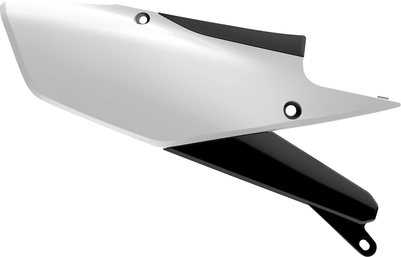 Polisport Yamaha YZ250F, YZ450FX, WR450F - Models 2019-20 - YZ450F - 2018-20 - YZ250FX, WR250F - 2020 - Side Cover White/Black