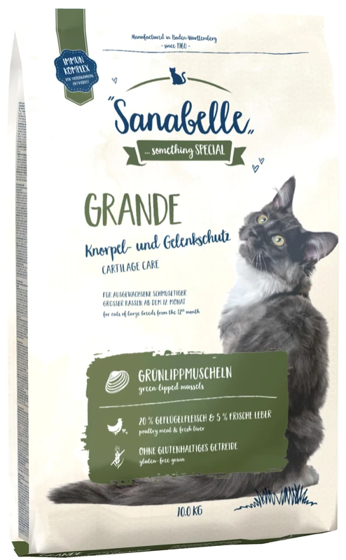 Sanabelle Grande Dry cat food for adult cats of big breeds, 10.50 kg