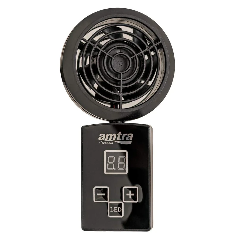 Amtra Borea 80 LED Aquarium Coolant Fan with LED Moon/Actinic Lighting System for 15 to 80 Liter Aquariums