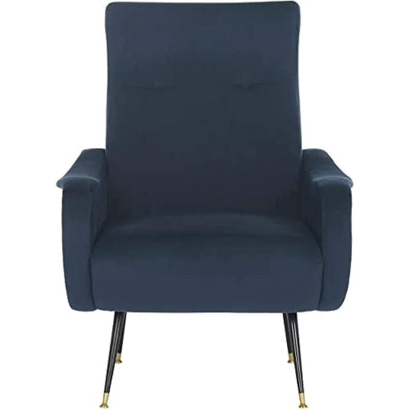 SAFAVIEH Contemporary Upholstered Accent Chair, in Navy