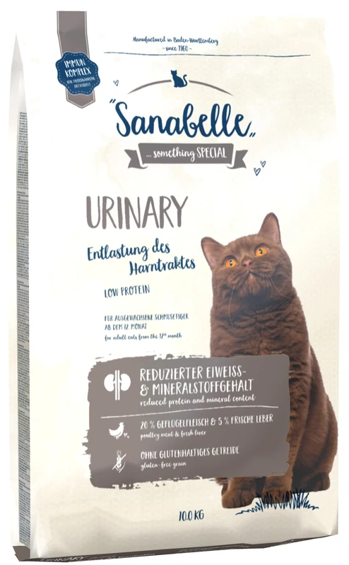 Sanabelle Urinary Dry Cat Food for Adult Cats - 10.5 kg Bag