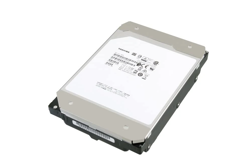 Toshiba 12TB Enterprise Internal Hard Drive – MG Series 3.5" SATA HDD for Server, Storage, 24/7 Operation, Hyperscale, Cloud (MG07ACA12TE)