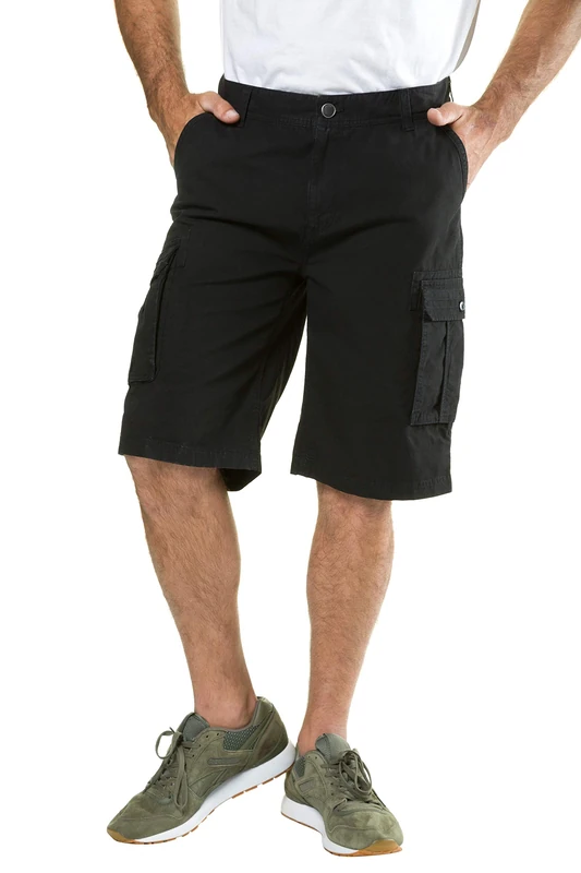 JP 1880 Men's Big & Tall Eco Friendly Chino Shorts Black 58 717028 10-58