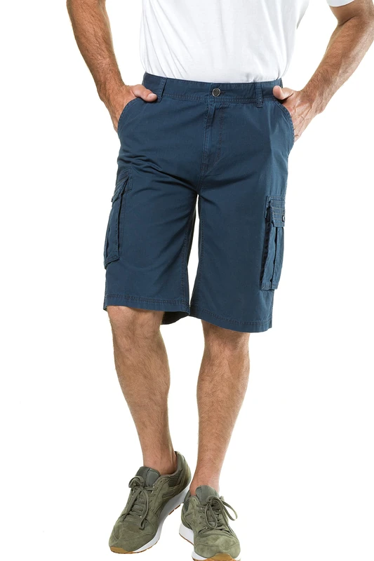 JP 1880 Men's Big & Tall Eco Friendly Chino Shorts Midnight Blue 52 717028 79-52