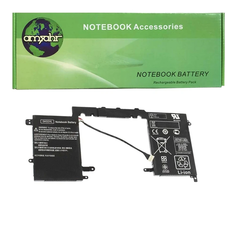 amsahr TPNC118-03 Replacement Battery for HP TPNC118/756186-421 756416-001 HSTNN-LB6G SK02XL/TPN-C119